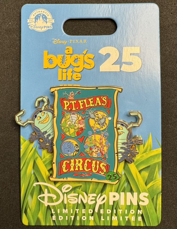 P.T. Flea’s Circus A Bug’s Life 25th Disney Pin