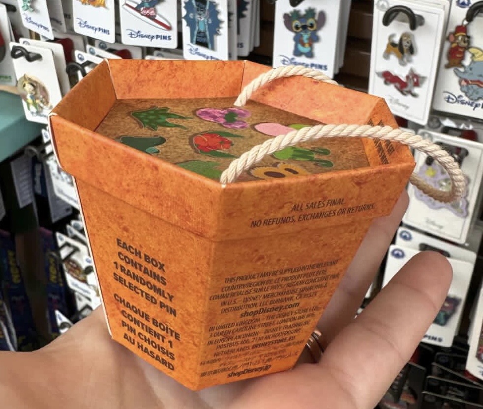 New Character-Inspired Plants Mystery Pin Set With Unique Flowerpot Box at  Walt Disney World - WDW News Today