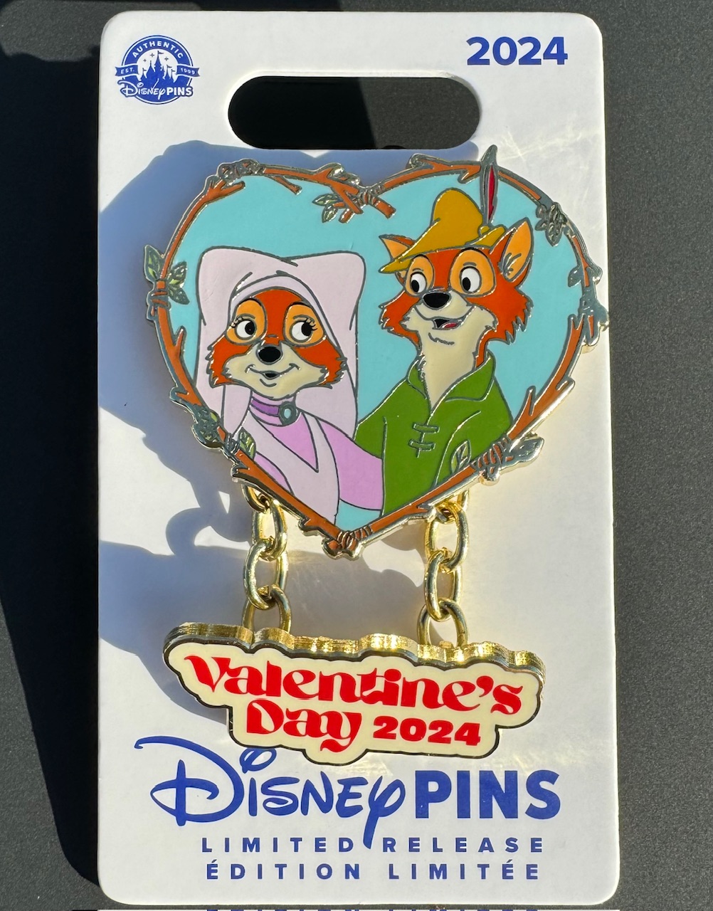 Robin Hood Valentine’s Day 2024 Disney Pin