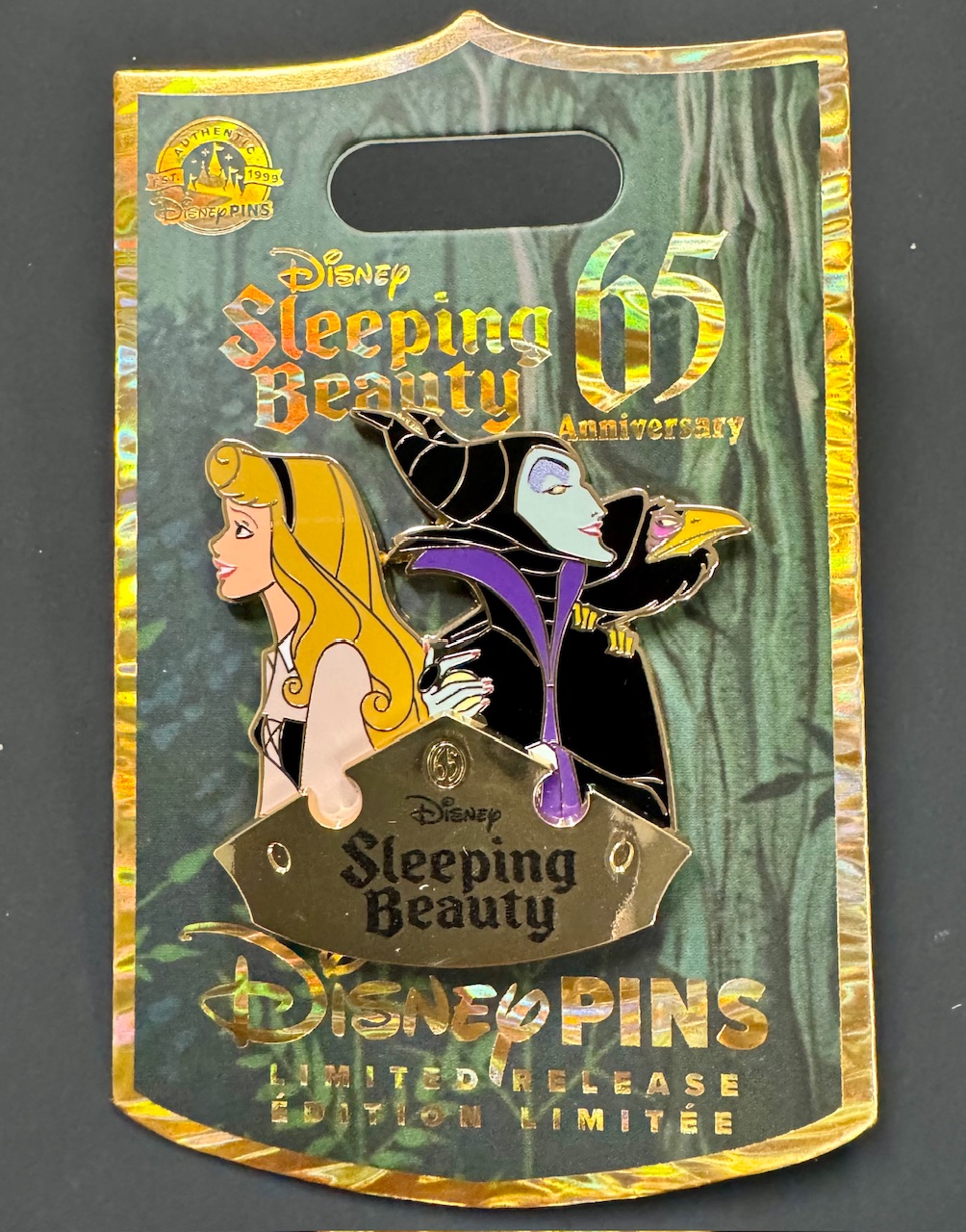 Aurora & Maleficent Sleeping Beauty 65th Anniversary Disney Pin