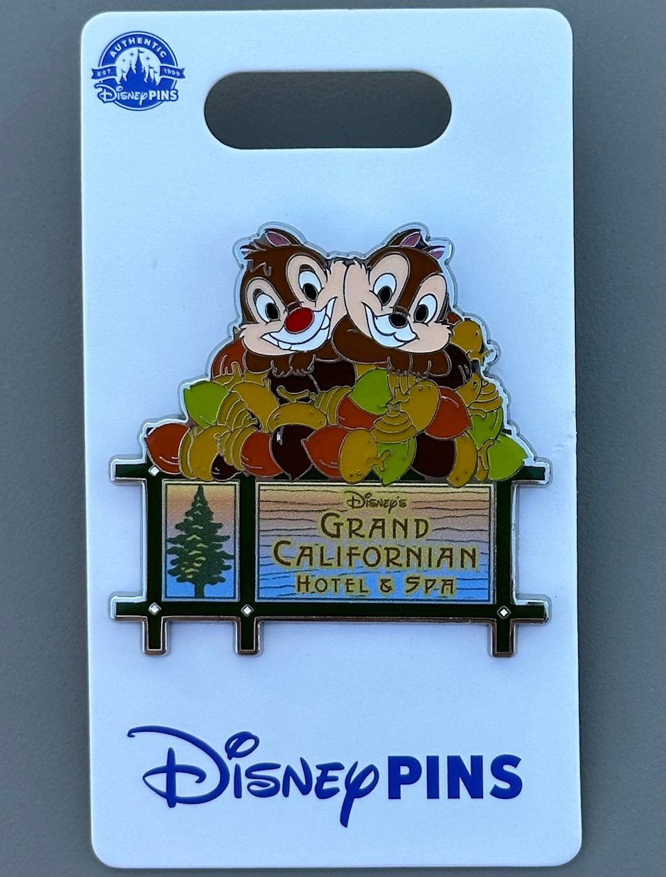 Chip n Dale Grand Californian Resort & Spa 2024 Disney Pin