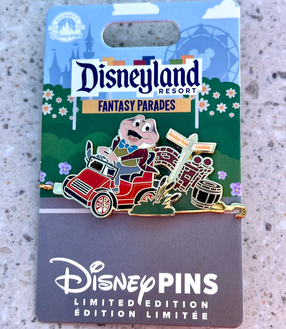 Mr. Toad Disneyland Parades Pin