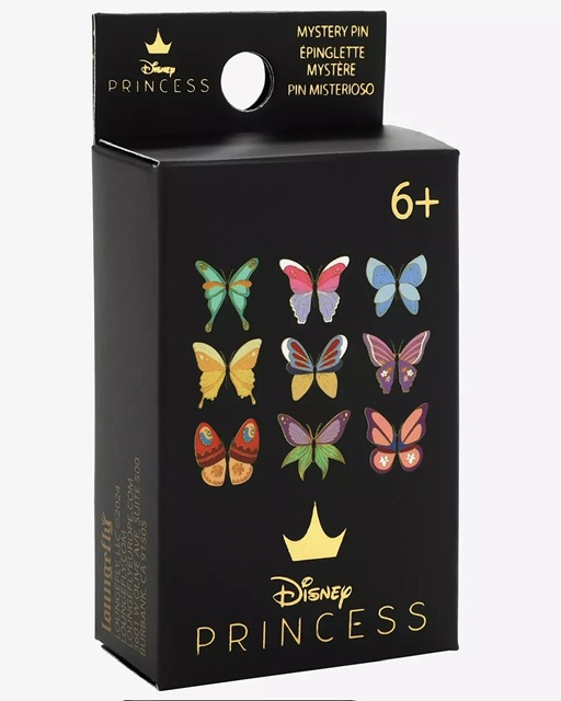 Disney Princess Butterfly Blind Box Pin Set at BoxLunch - Disney Pins Blog