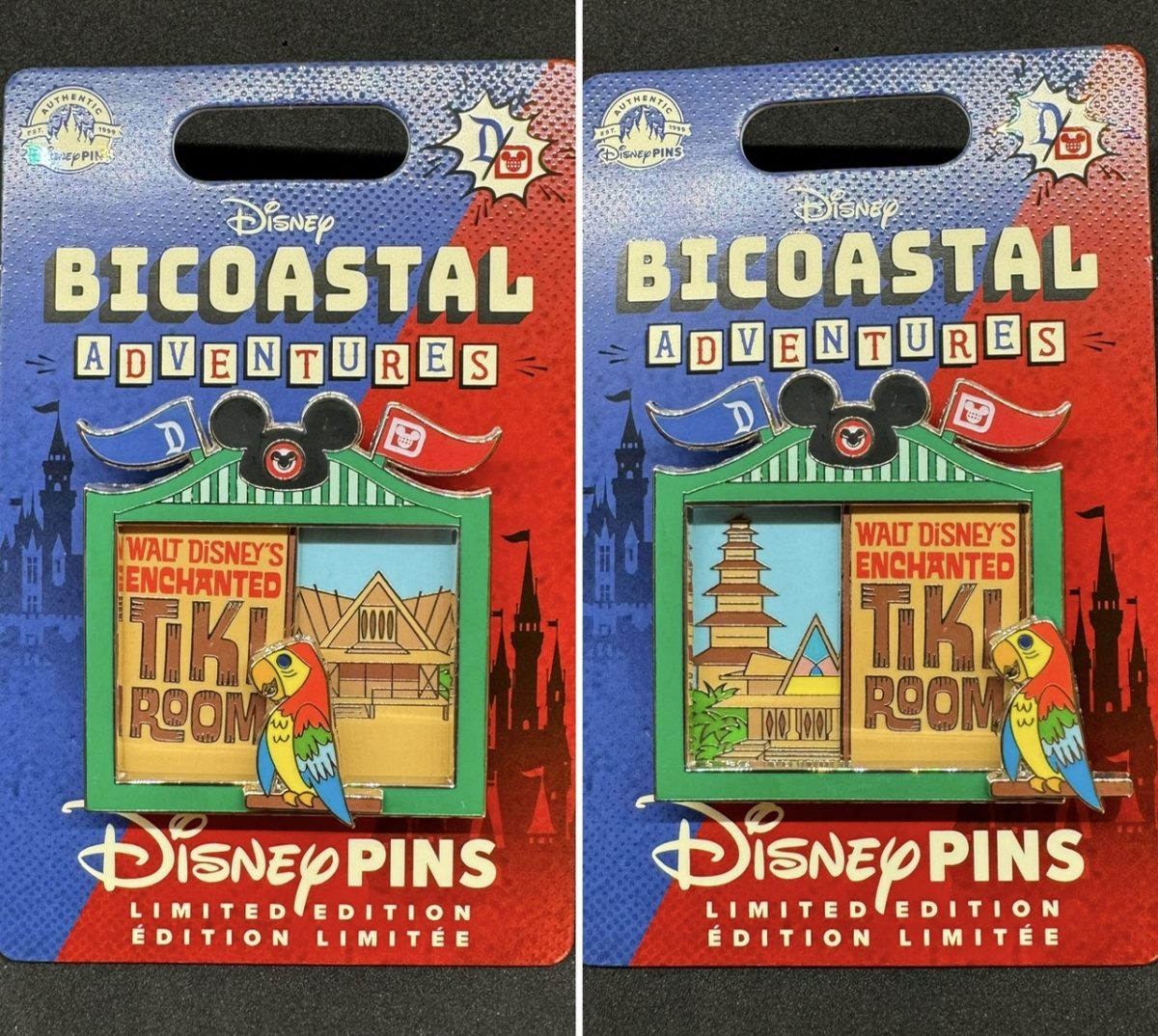 Tiki Room Bicoastal Adventures Disney Pin