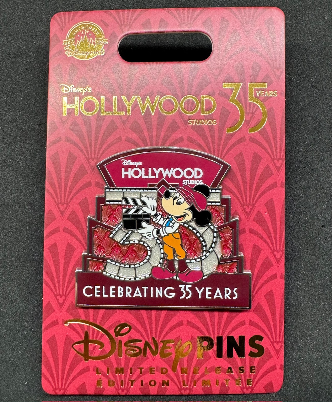 Mickey Mouse Disney’s Hollywood Studios 35th Anniversary Pin