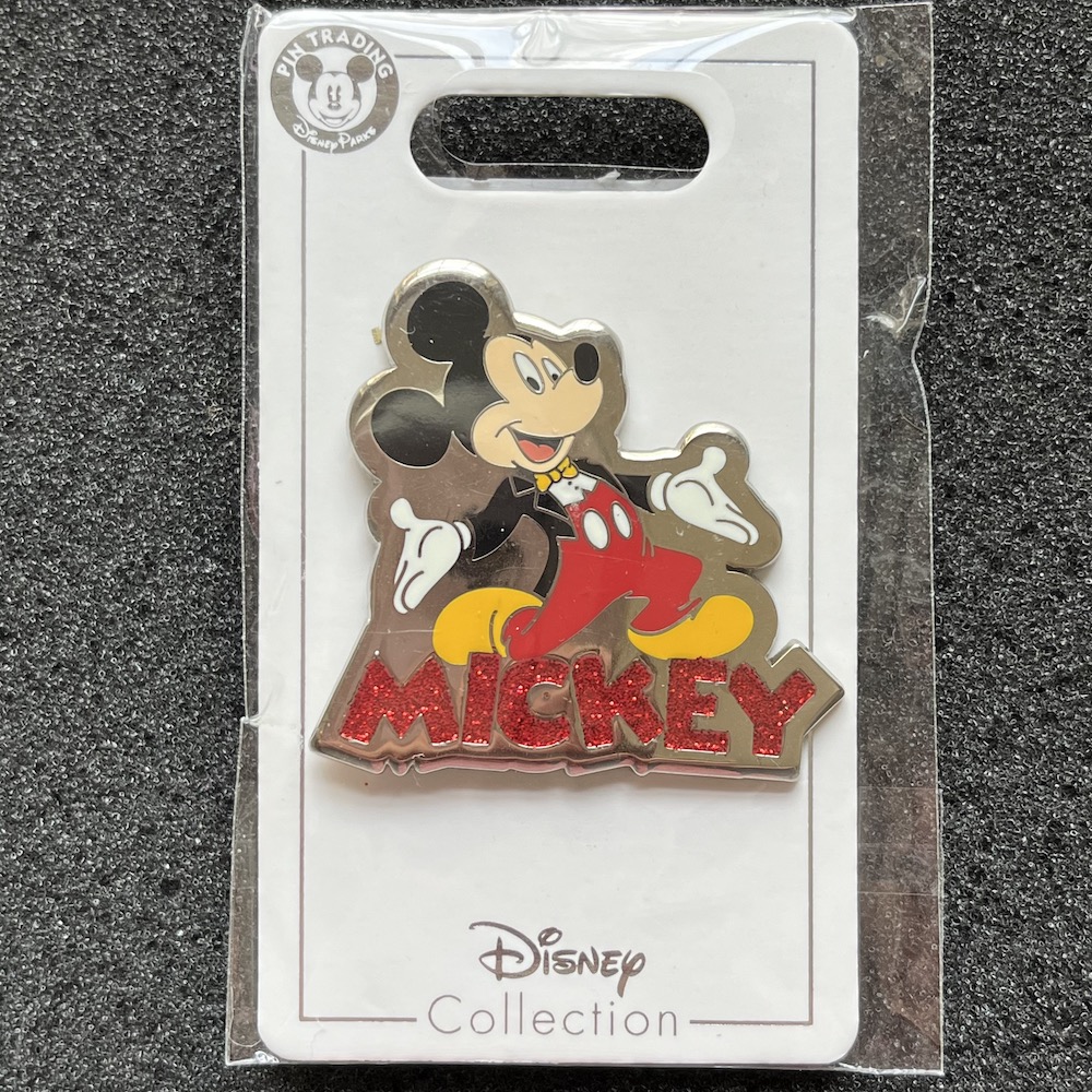 Mickey Mouse Red Glitter Pin - Disney Pins Blog