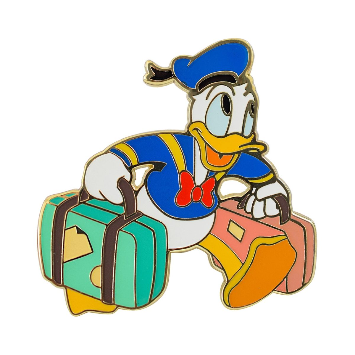 Donald Duck Luggage Disney Pin