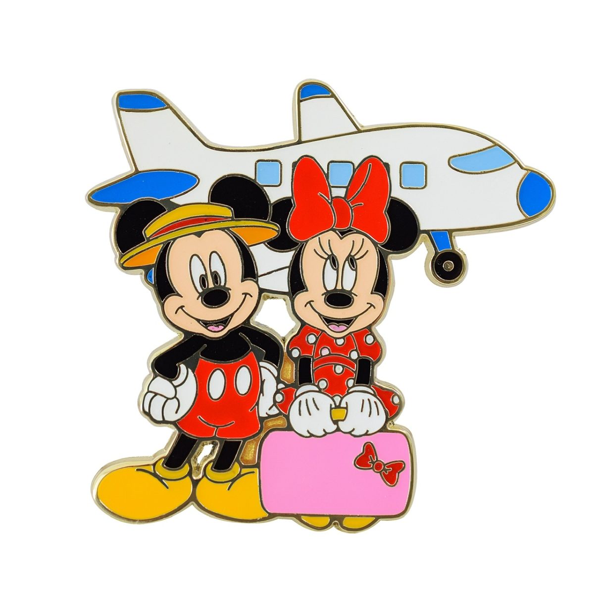 Mickey & Minnie Airplane Disney Pin