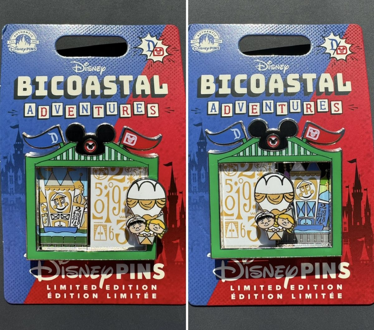 It’s a Small World Bicoastal Adventures Disney Pin