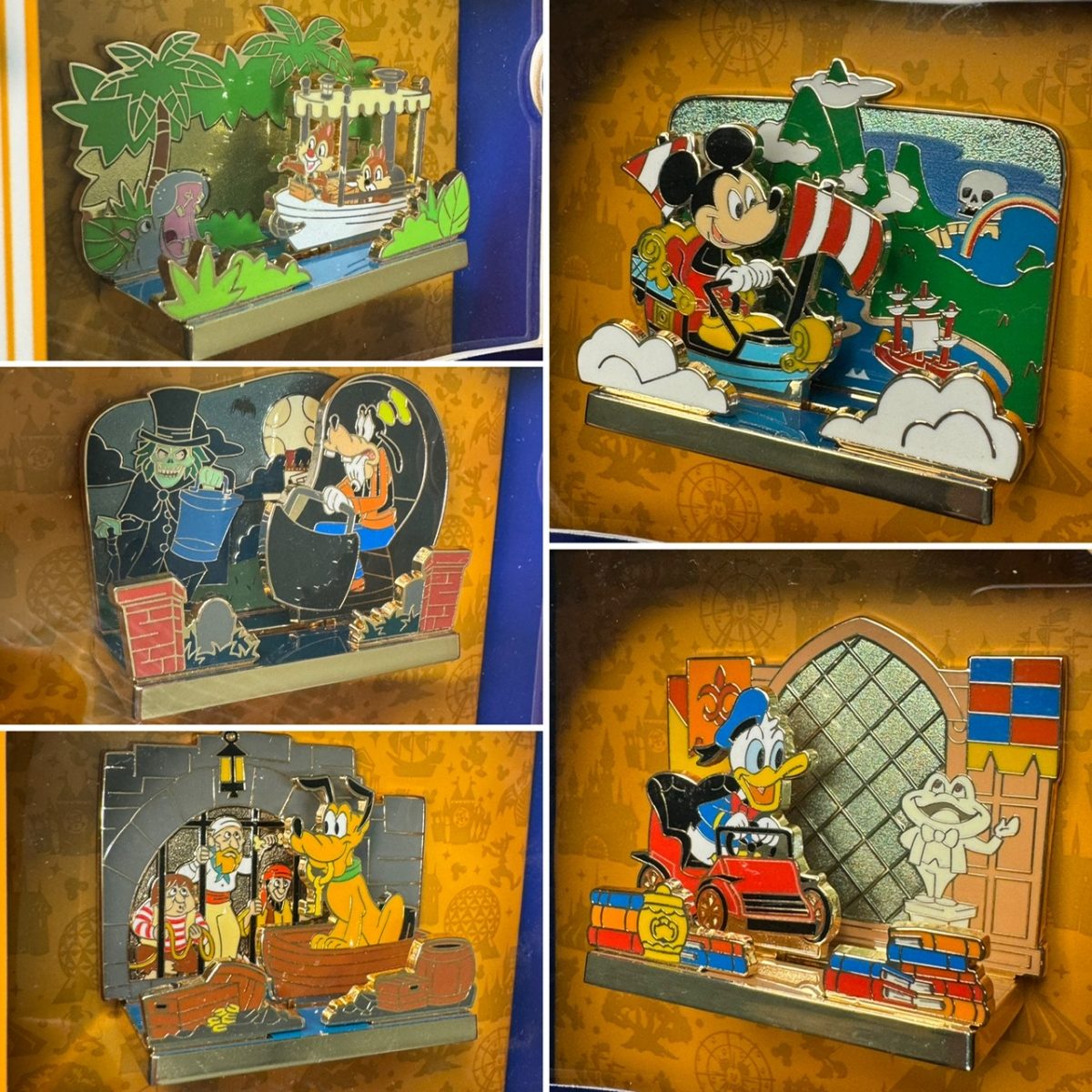 Disney Parks Diorama Pins - D23 2024