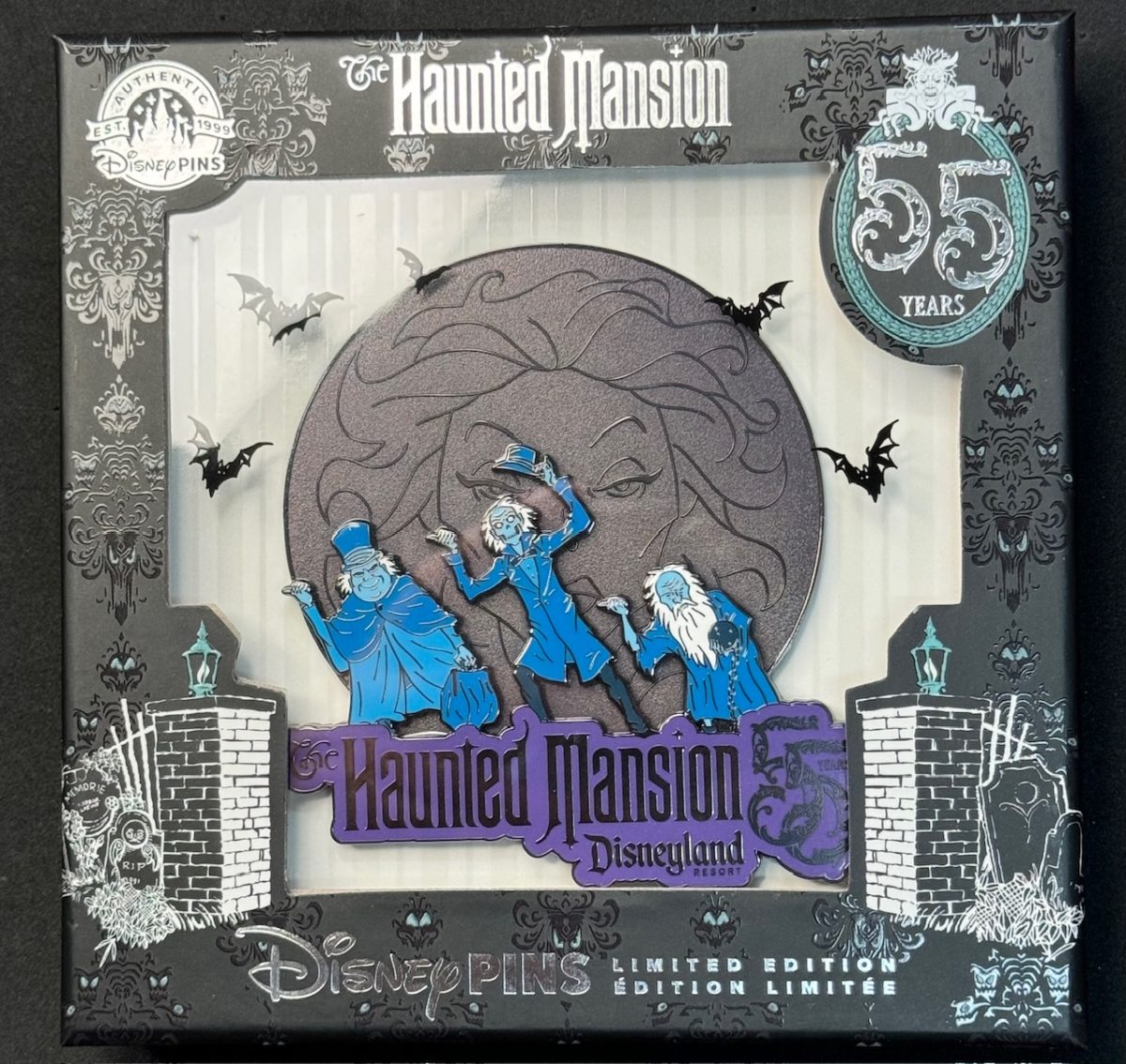 The Haunted Mansion 55th Anniversary Pin - D23 2024