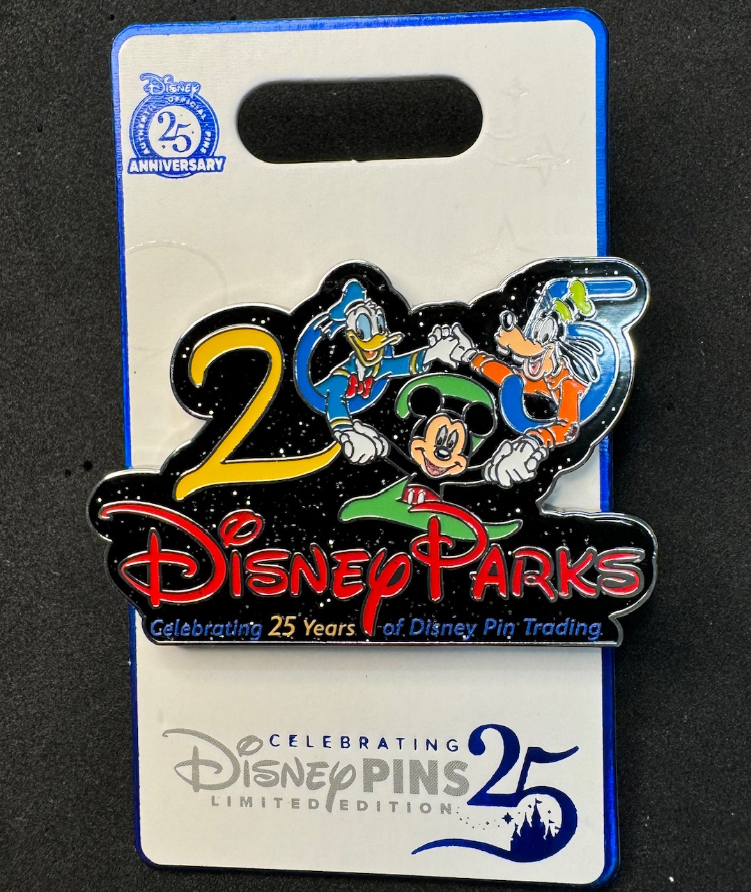 Disney Pin Trading 25th Anniversary Pin - D23 2024