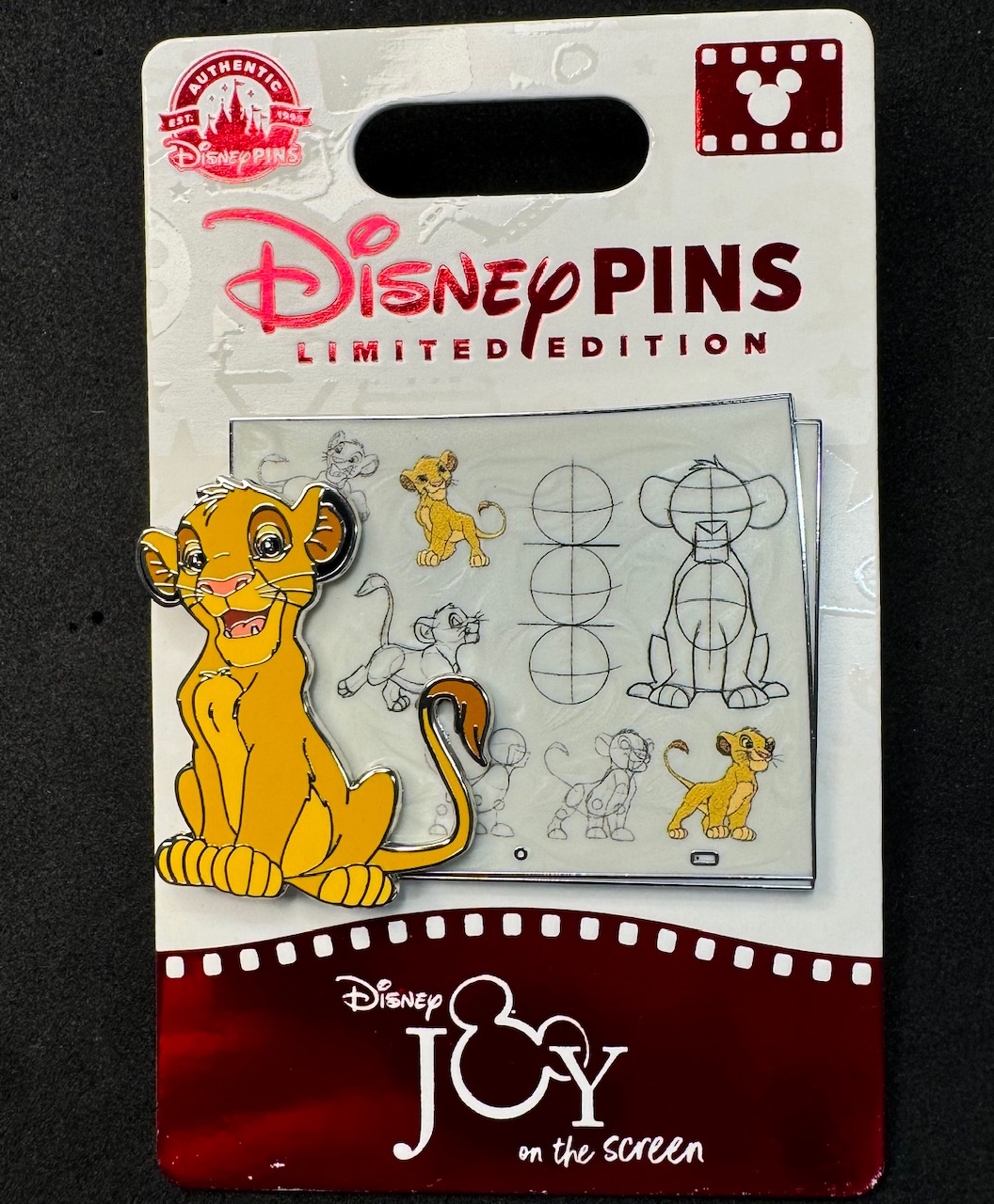 Simba Sketch Pin - D23 2024