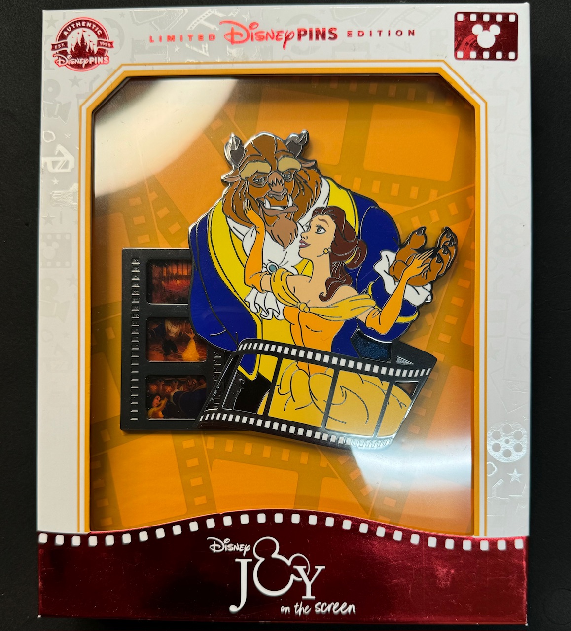 Beauty and the Beast Film Strip Jumbo Pin - D23 2024