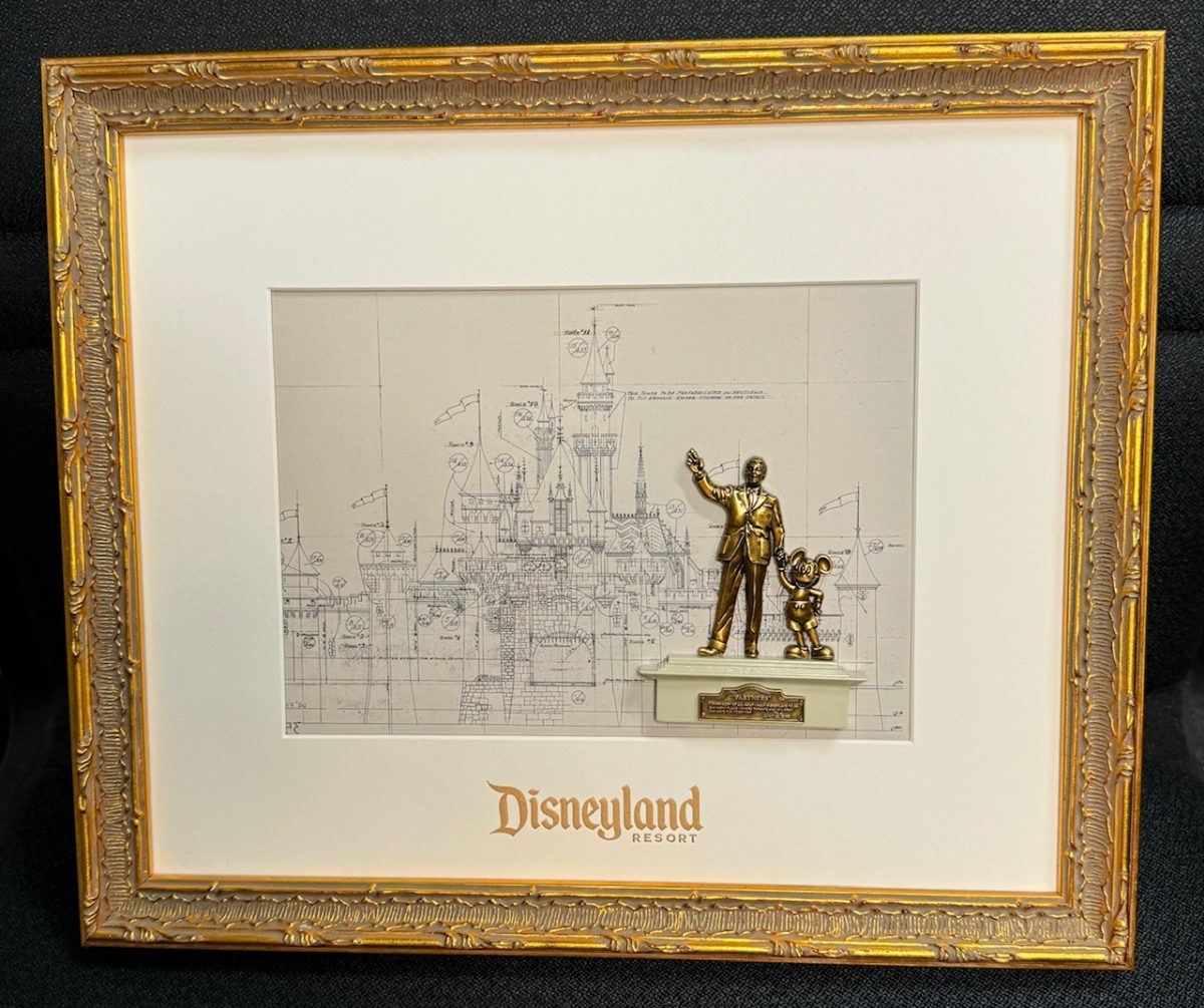 Disneyland Partners Statued Framed Pin - D23 2024