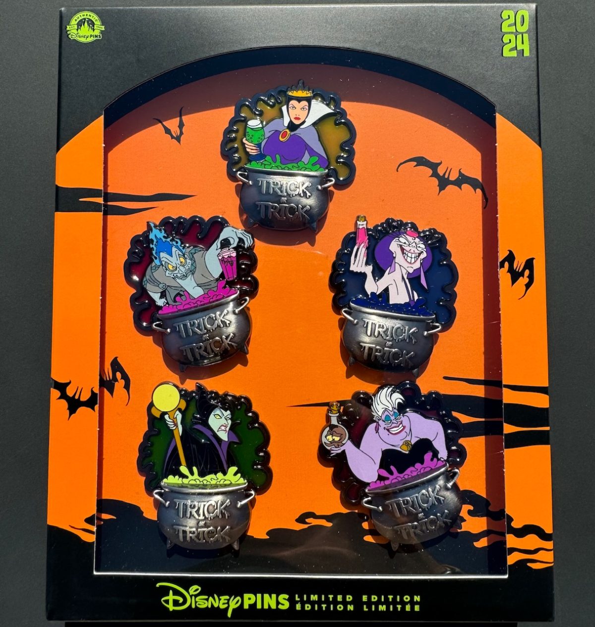 Halloween Trick or Treat 2024 Disney Pin Set