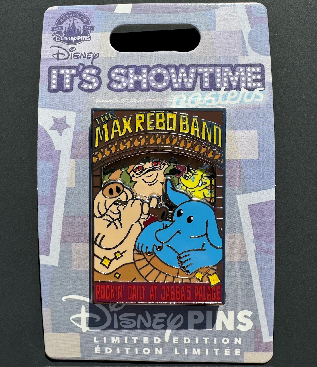 The Max Rebo Band It’s Showtime Posters Disney Pin