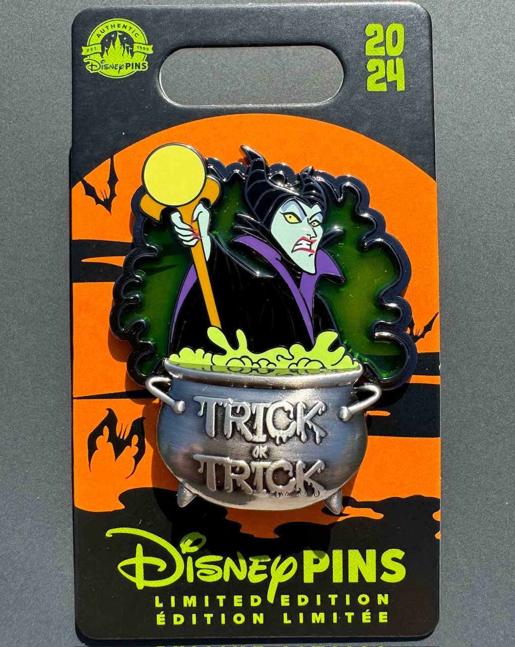 Maleficent Trick or Treat 2024 Disney Pin