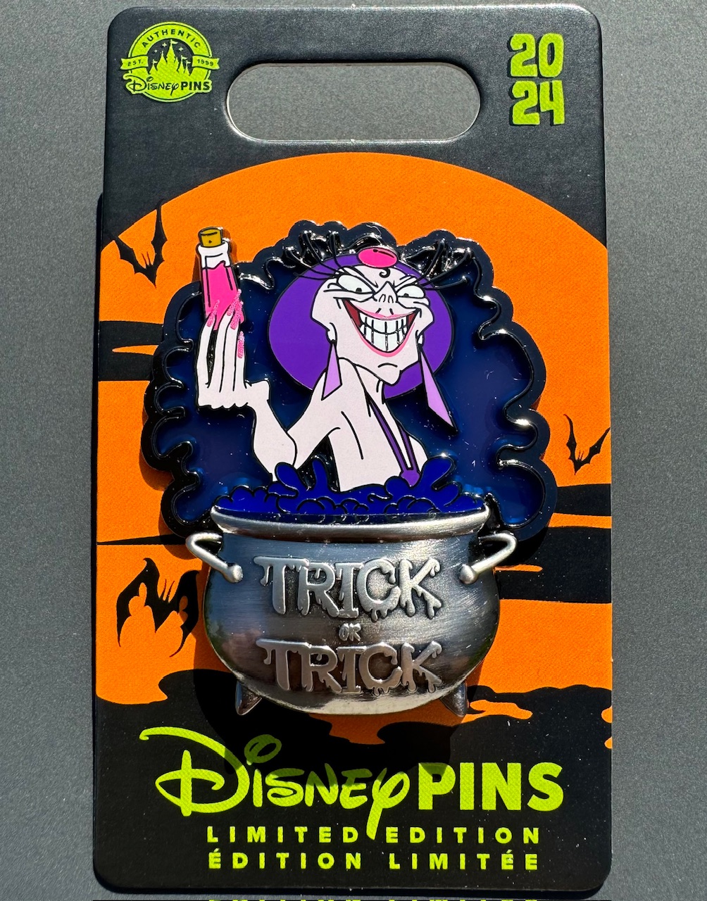 Yzma Trick or Treat 2024 Disney Pin