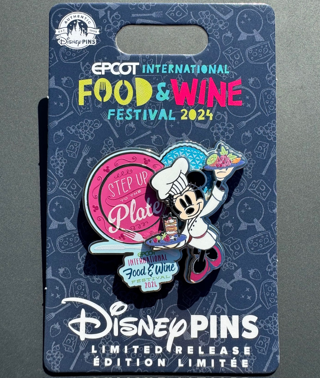 Chef Minnie Mouse Pin - Epcot Food & Wine Festival 2024