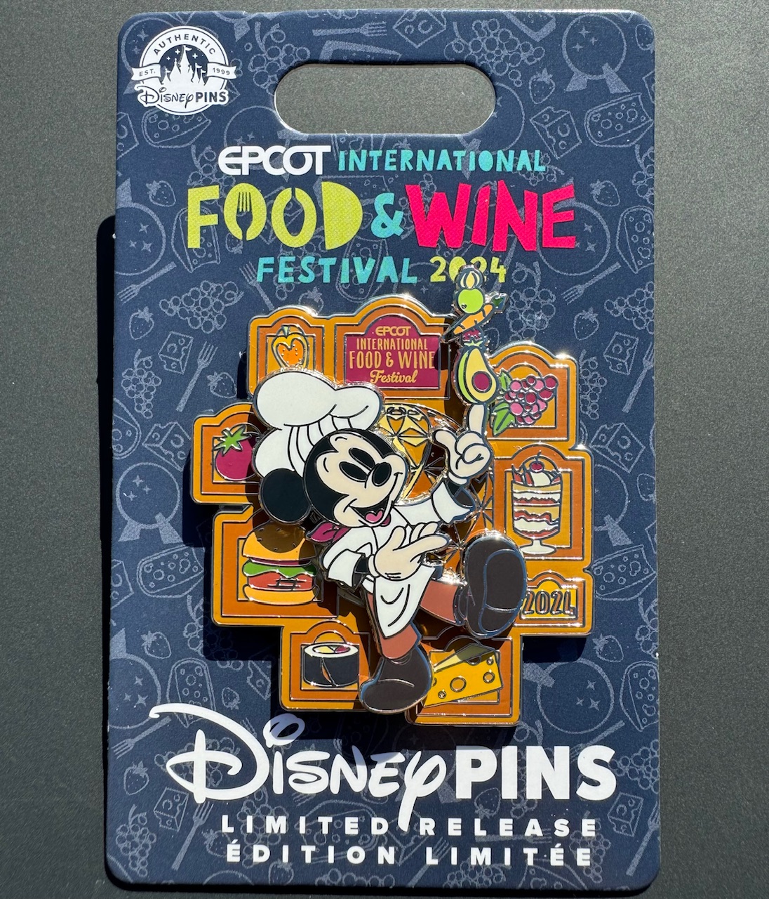 Chef Mickey Mouse Pin - Epcot Food & Wine Festival 2024