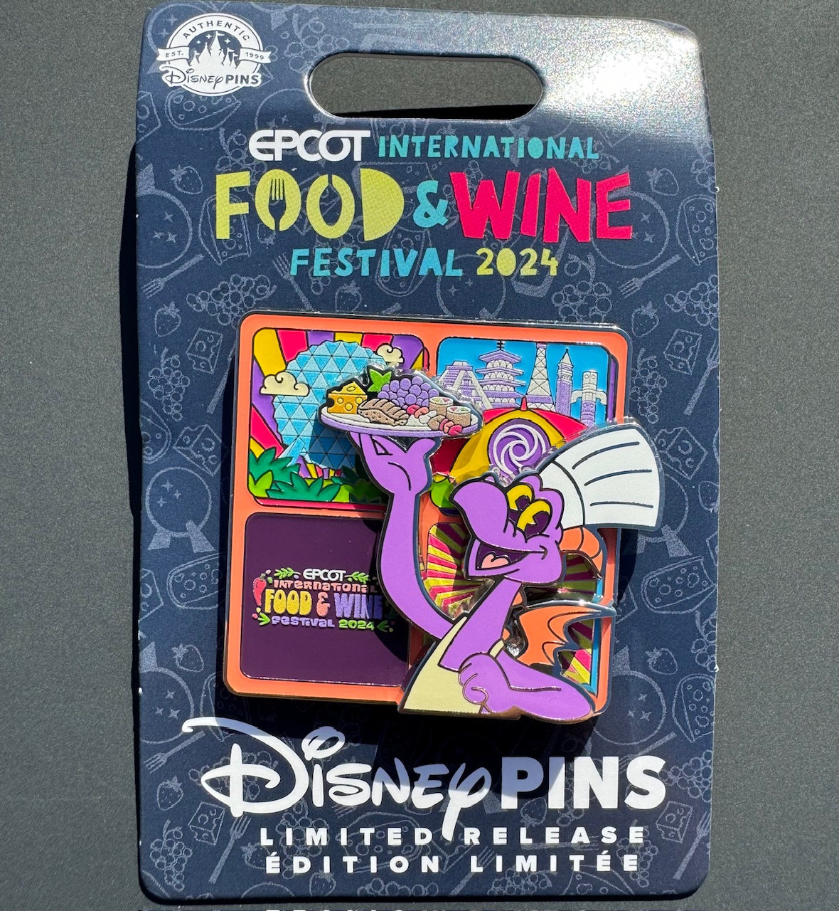 Chef Figment Pin - Epcot Food & Wine Festival 2024