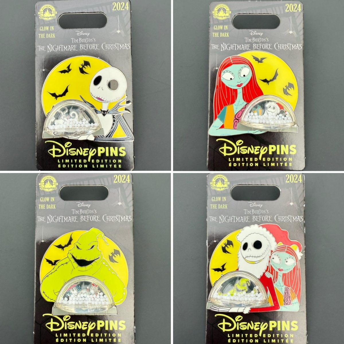 The Nightmare Before Christmas Snow Globe Disney Pins