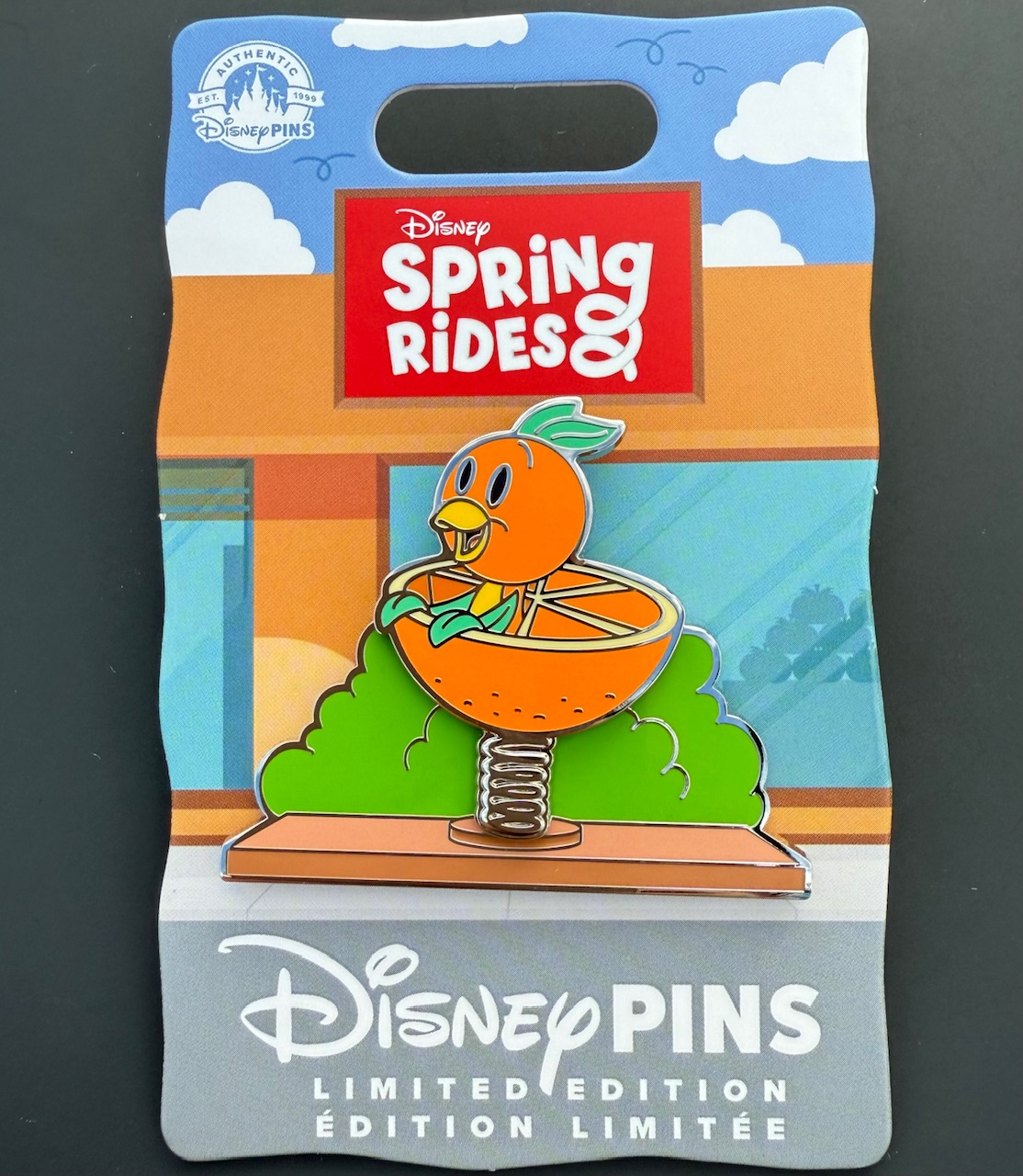 Orange Bird Spring Rides Disney Pin