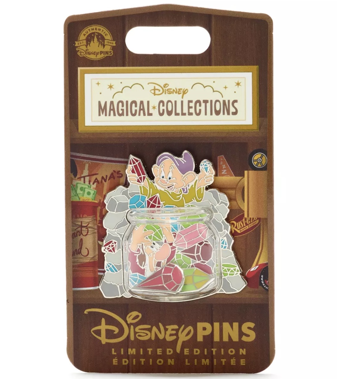 * RESERVED * Limited hotsell Edition Framed Dopey & Grumpy Pins