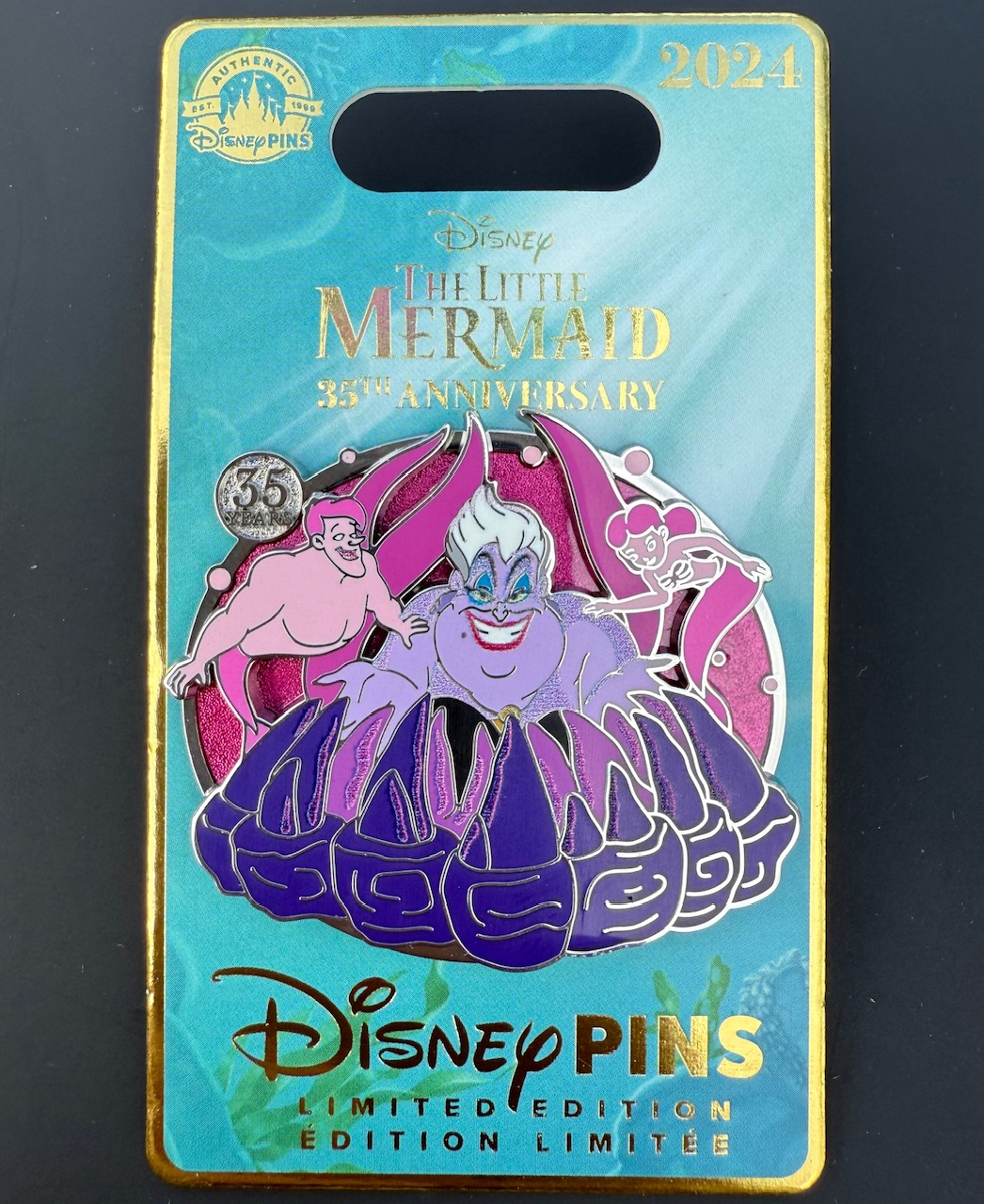 Limited edition mermaid top Ashoka pin