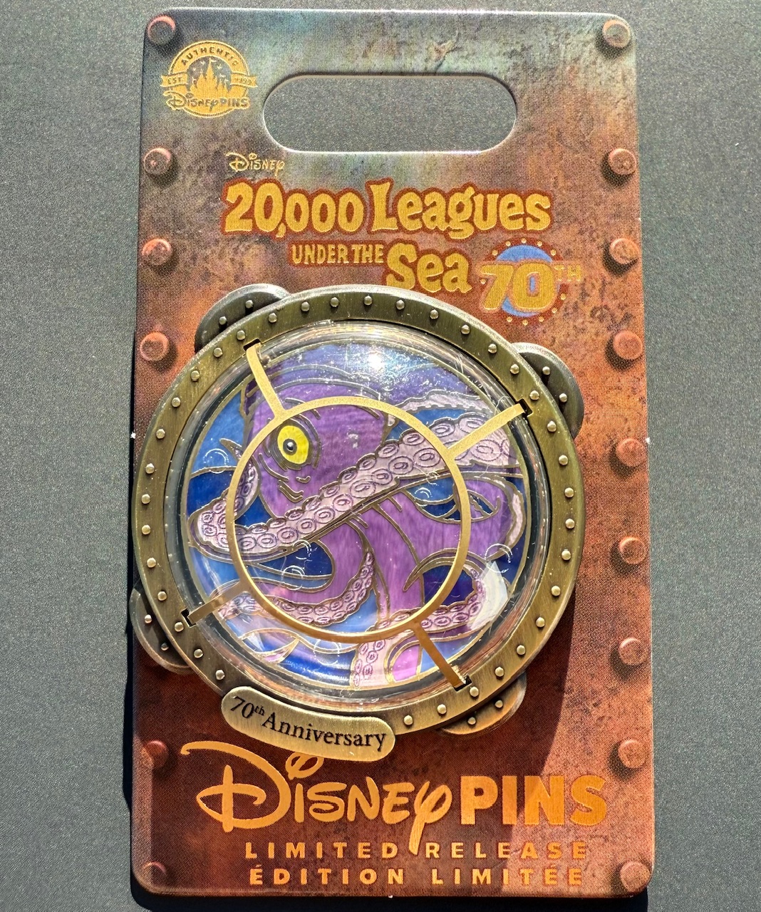 20,000 Leagues Under the Sea 70th Anniversary Disney Pin