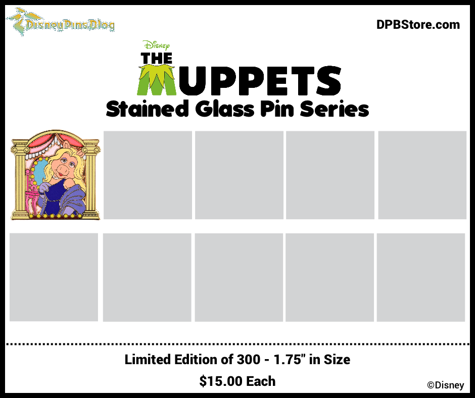 The Muppets Stained Glass Pin Series