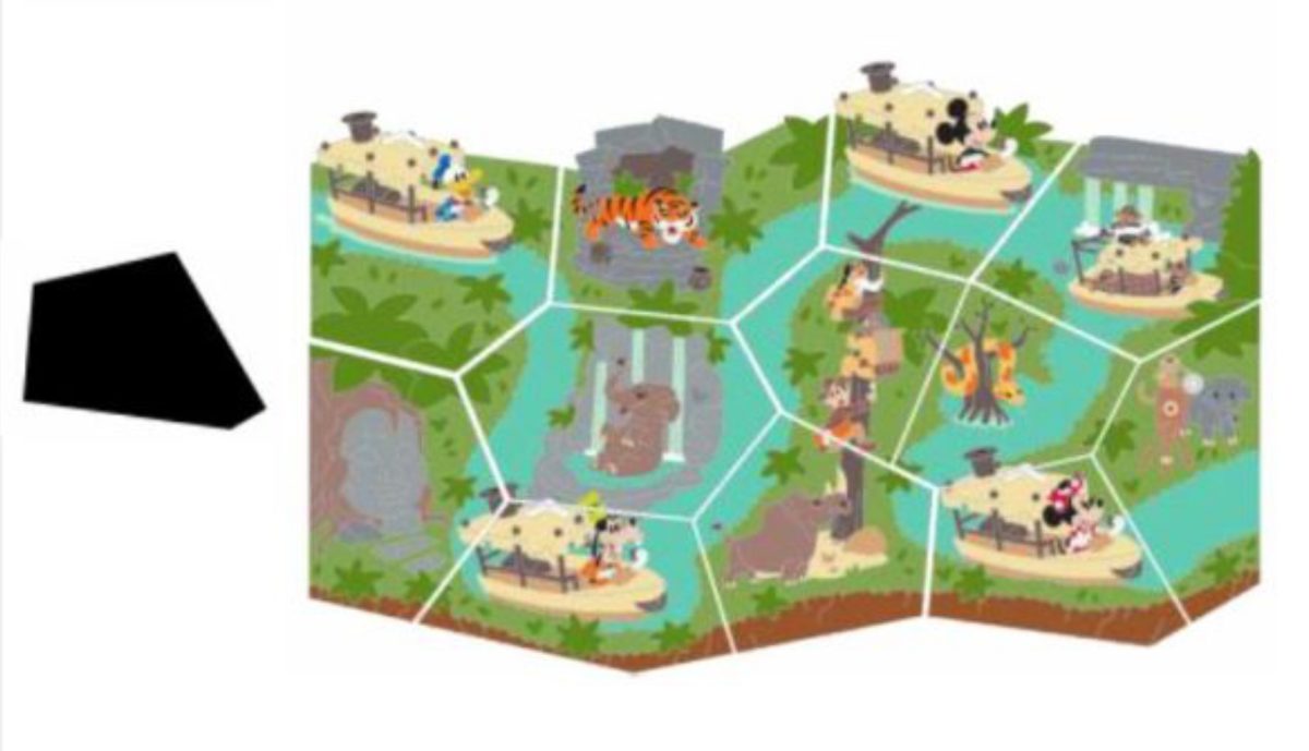 Jungle Cruise Attraction Puzzle Mystery Pins 2025