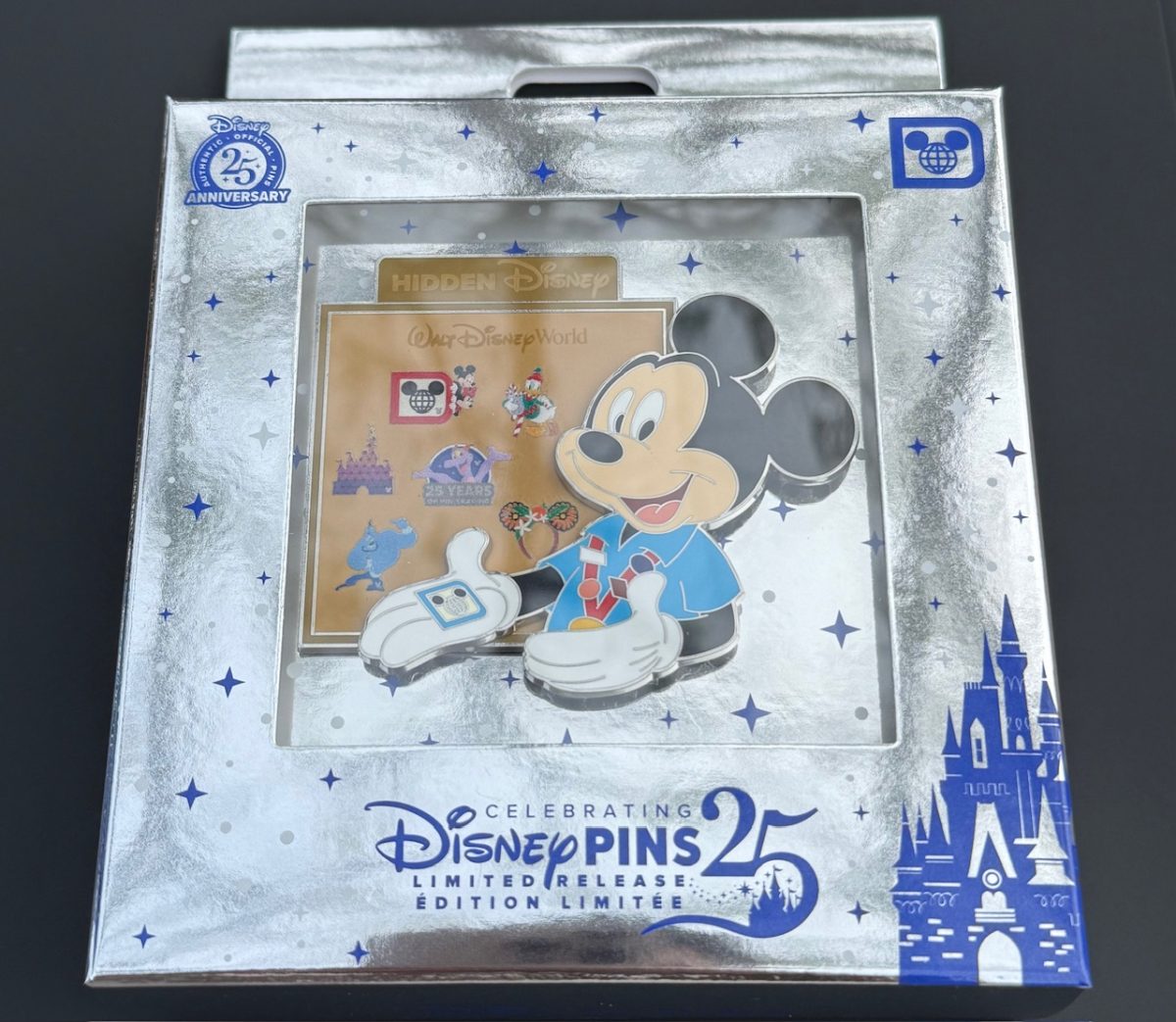 WDW Hidden Disney Mini Jumbo Mickey Mouse Pin