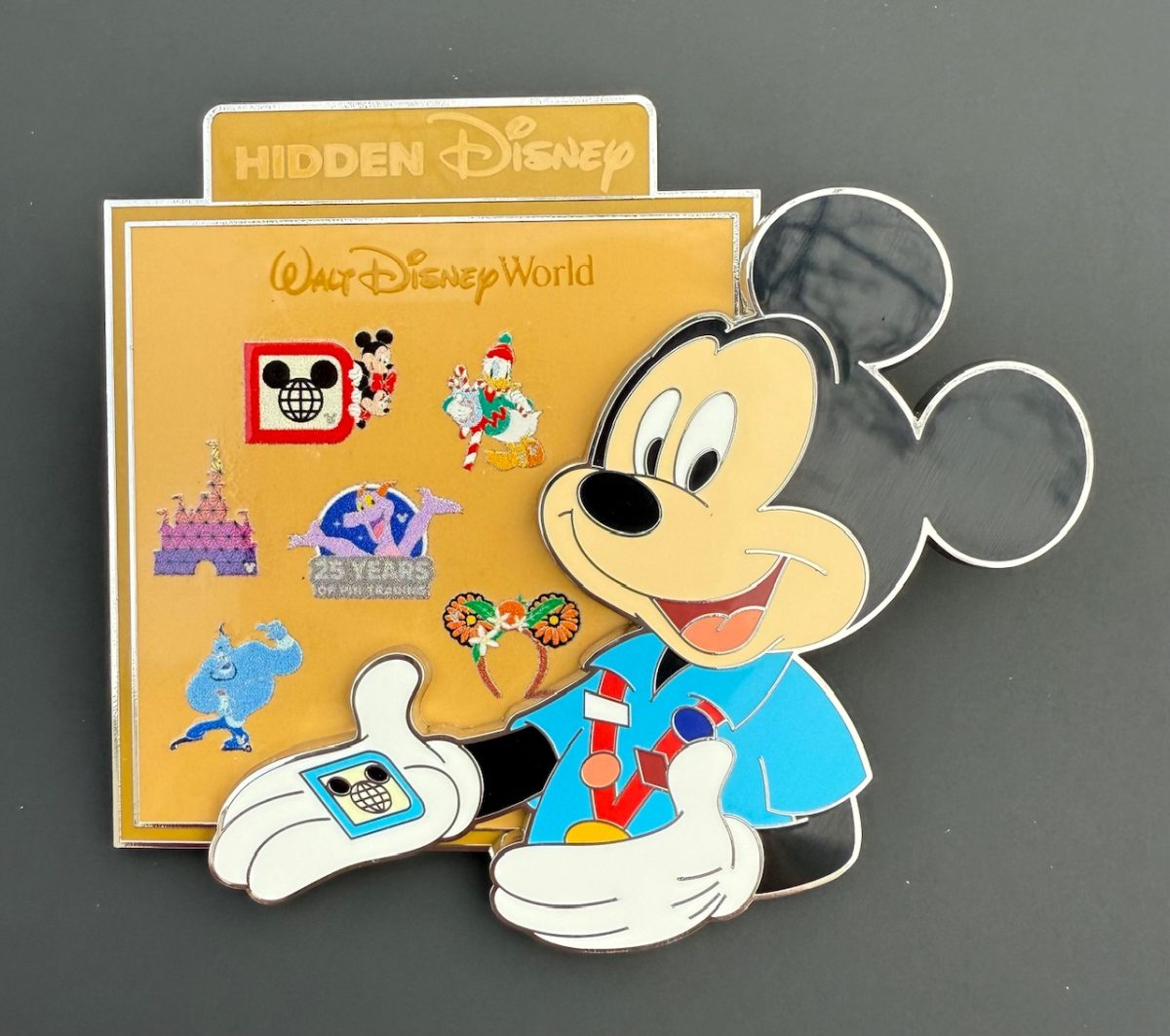 WDW Hidden Disney Mini Jumbo Mickey Mouse Pin