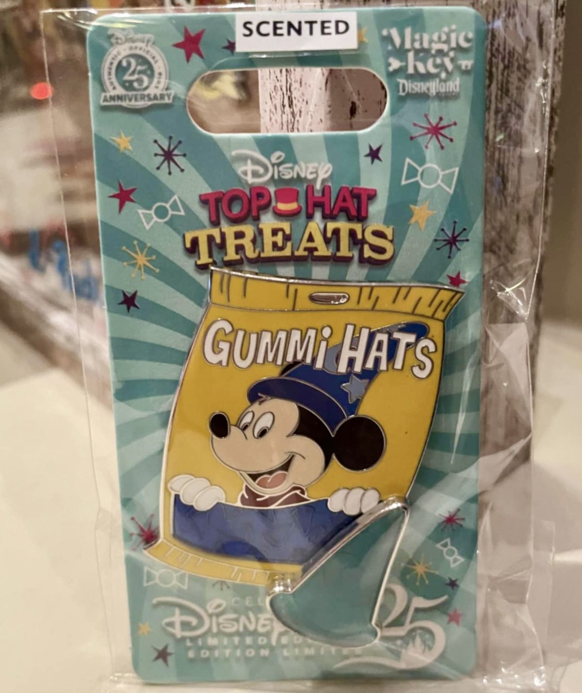 Sorcerer Mickey Top Hat Treats Disney Pin