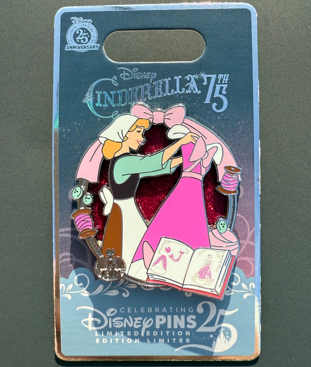 Cinderella - Cinderella 75th Anniversary Disney Pin