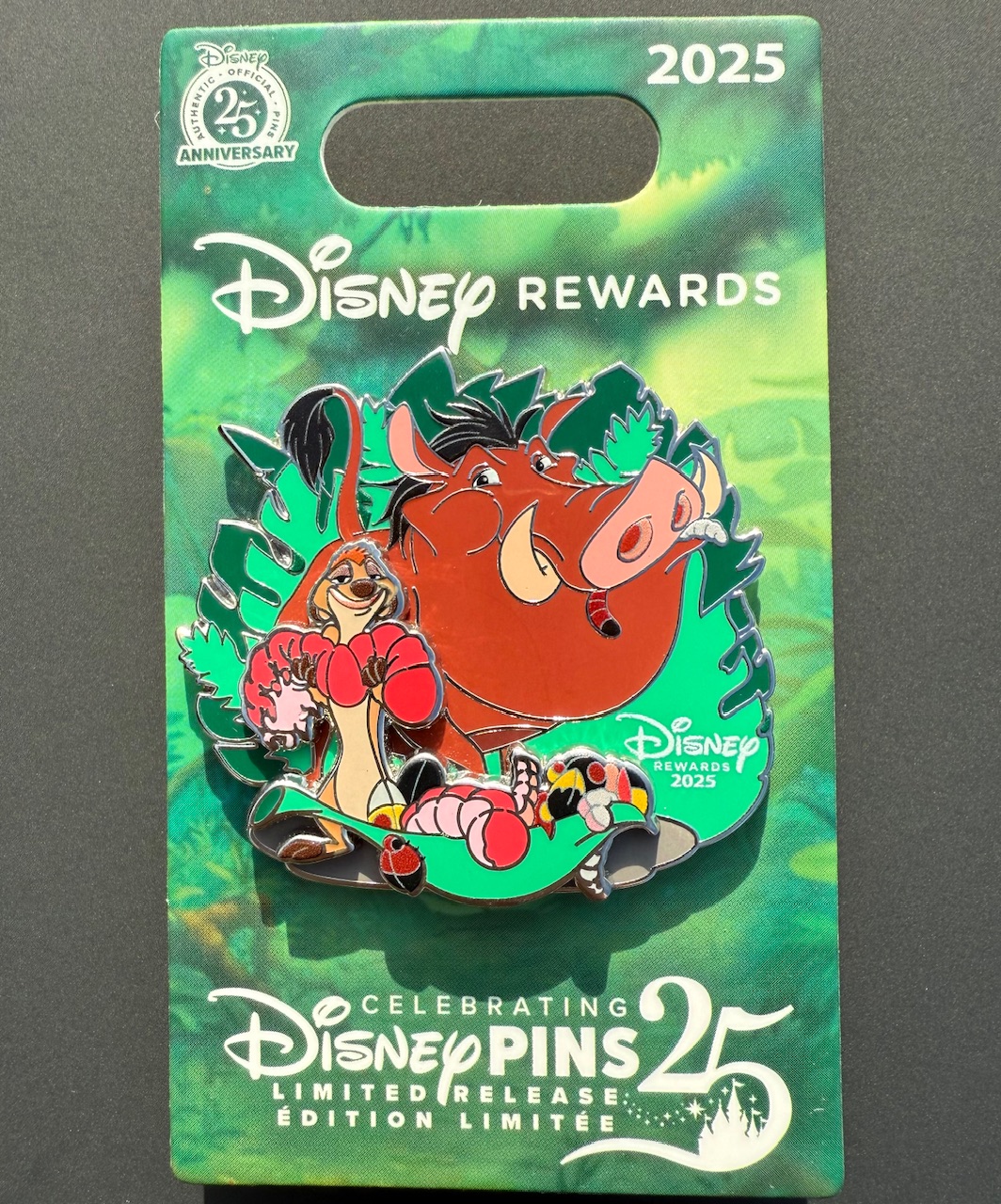 Timon & Pumbaa Disney Visa Card 2025 Pin