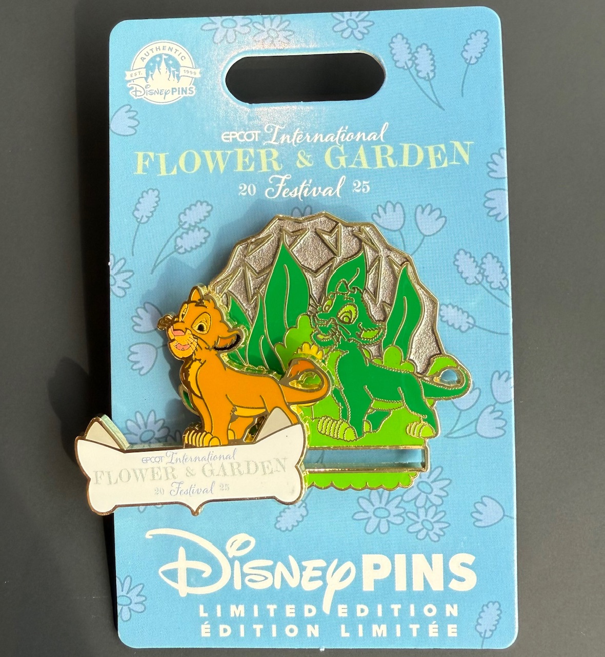 Simba Pin - Epcot Flower & Garden Festival 2025