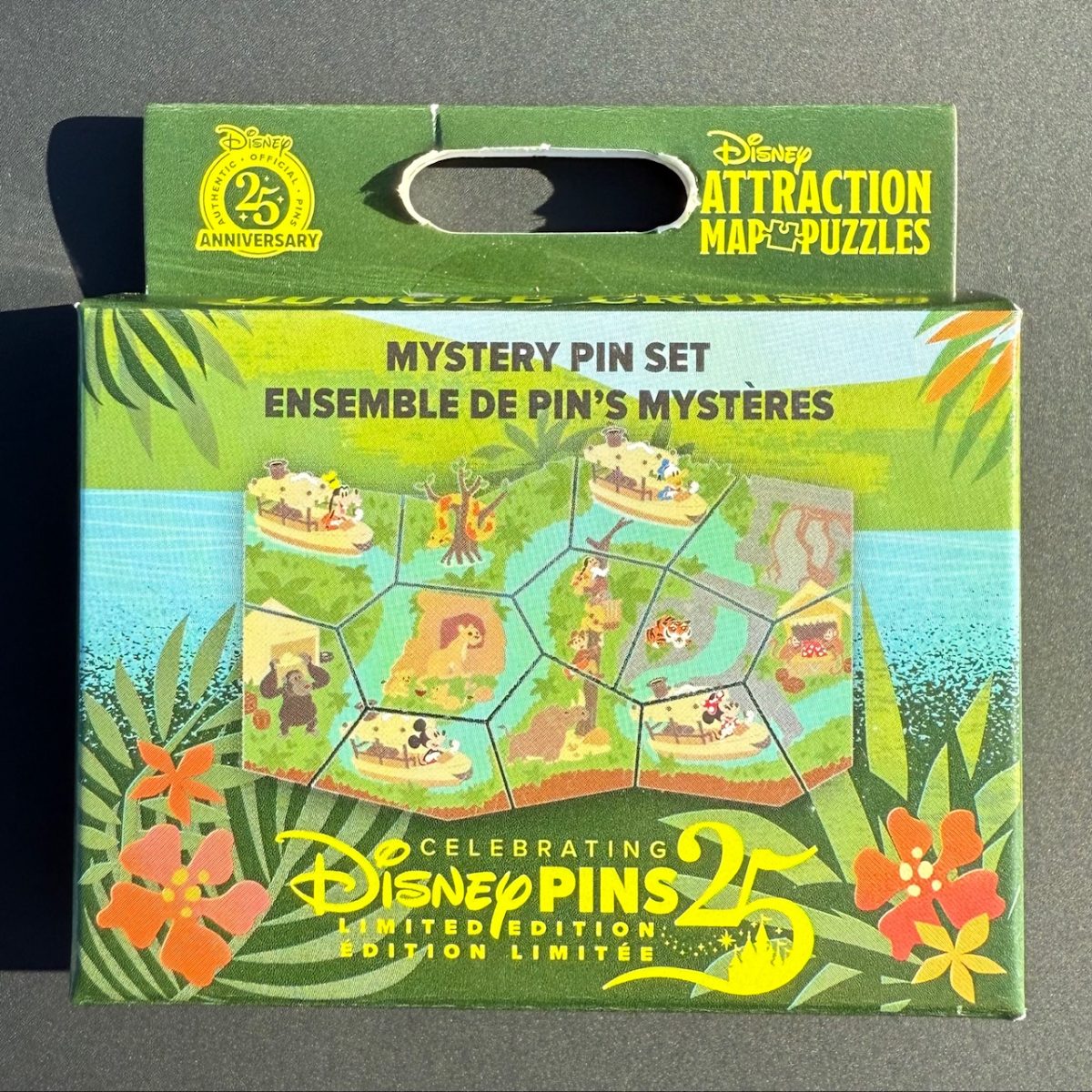 Jungle Cruise Attraction Puzzle Mystery Pin Set - WDW