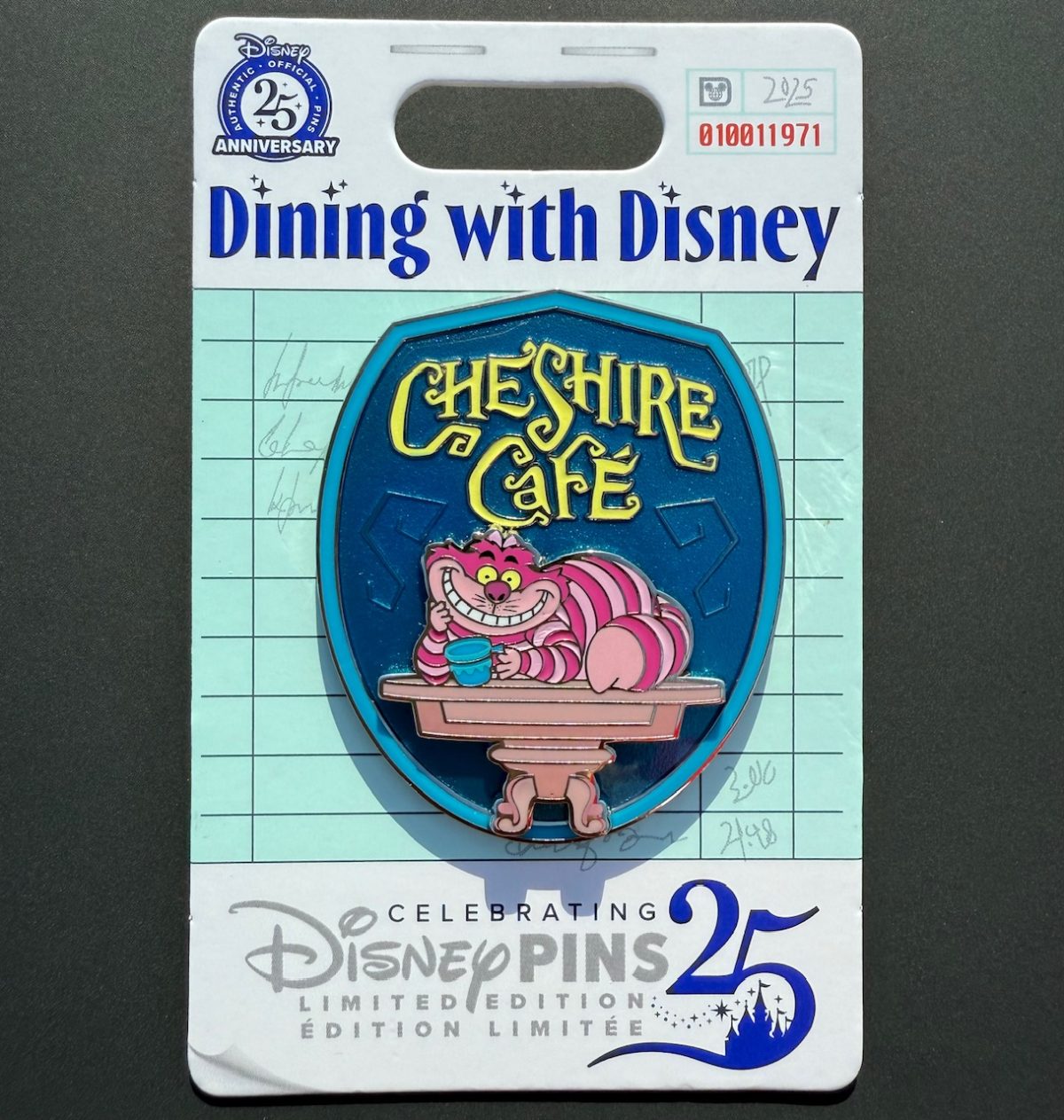 Cheshire Cafe Dining with Disney Pin