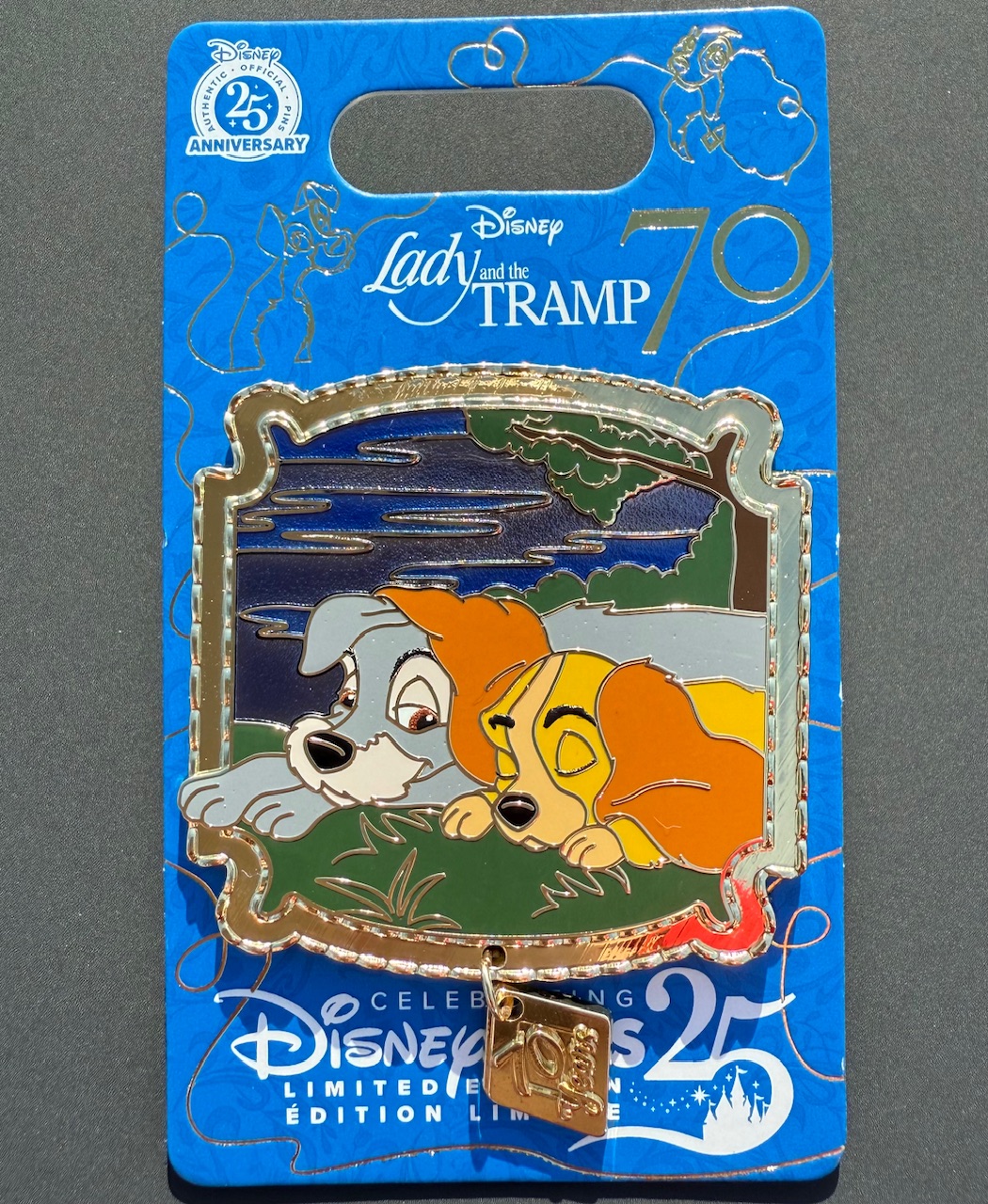 Lady & Tramp - Lady and the Tramp 70th Anniversary Pin