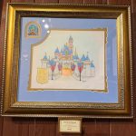 Sleeping Beauty Castle Framed Sketch with Pin at Disneyana Art Store