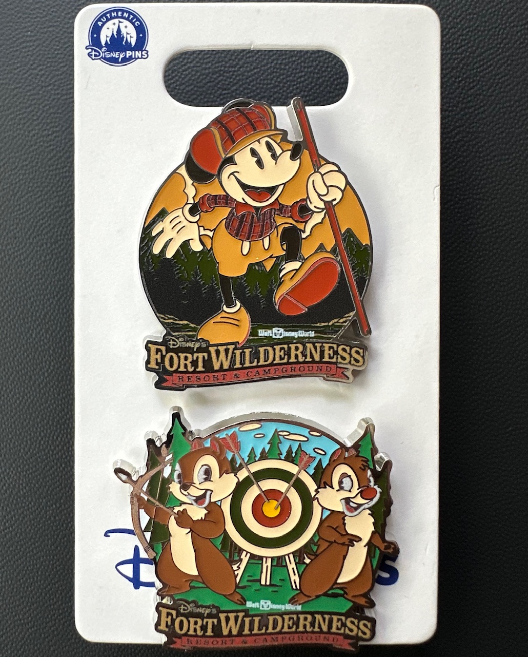 Mickey & Chip n Dale Disney’s Fort Wilderness Pin Set