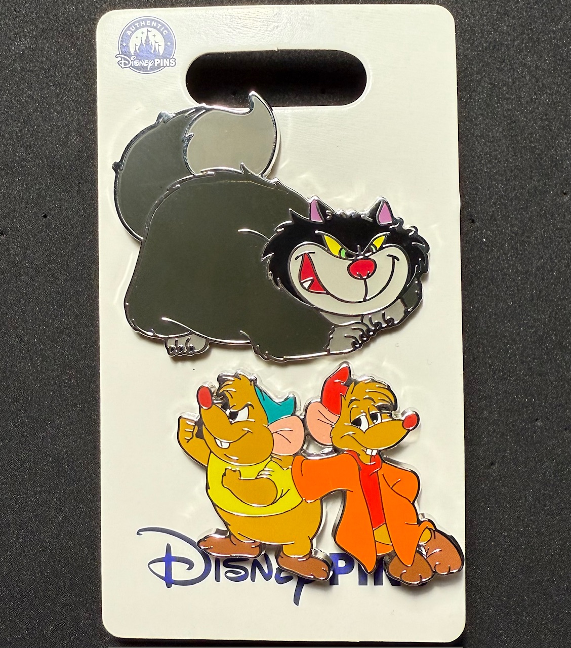 Lucifer & Gus and Jaq Disney Pin Set