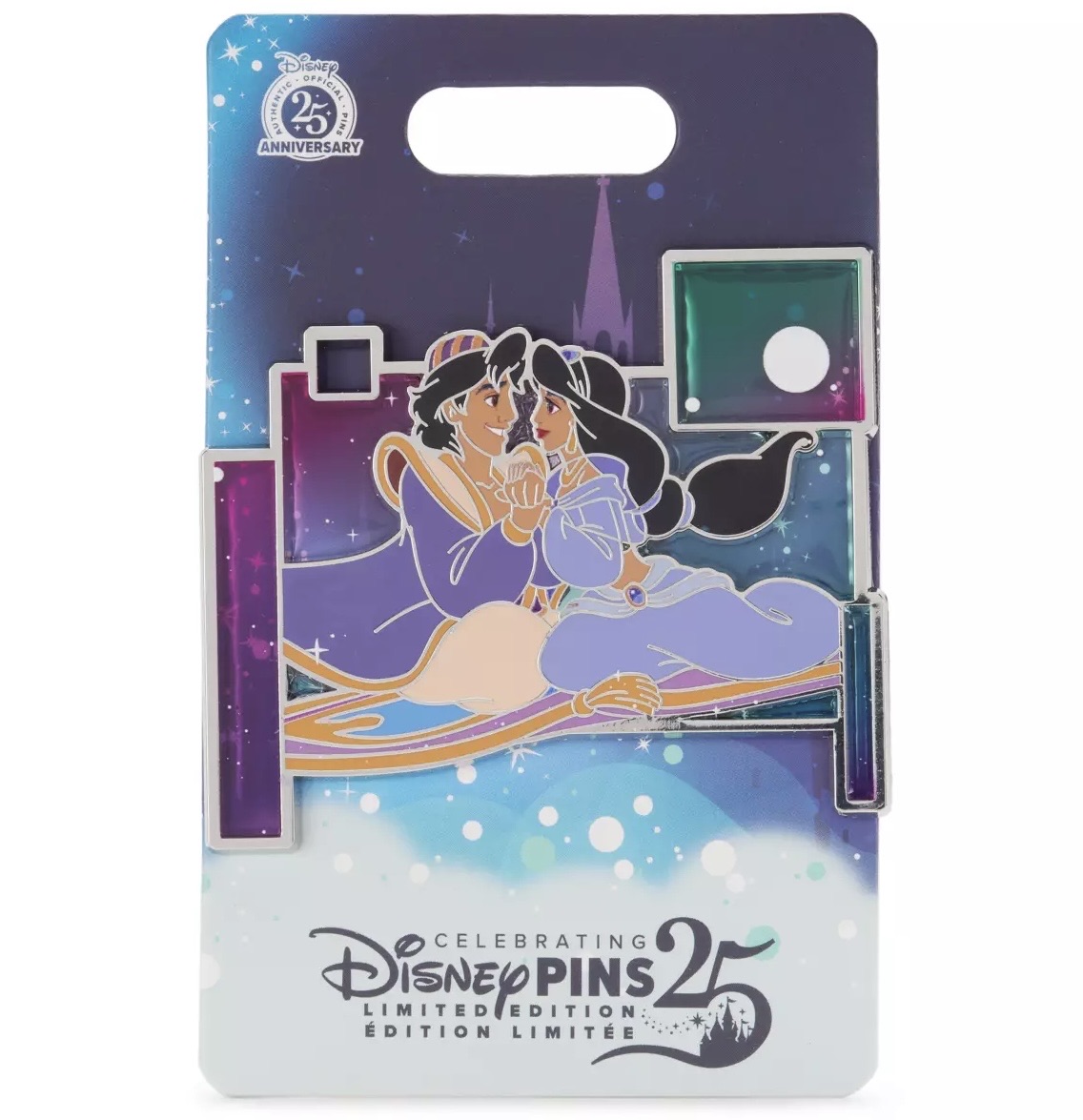 Aladdin and Jasmine - The Most Magical Place on Earth Disney Pin