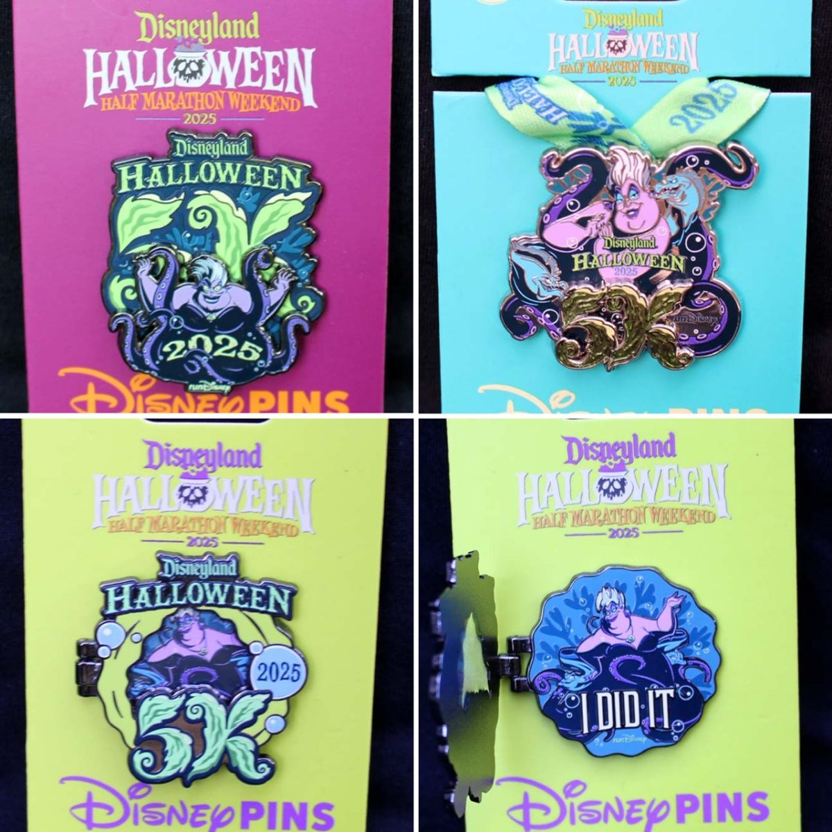 5K Disneyland Halloween 2025 runDisney Pins