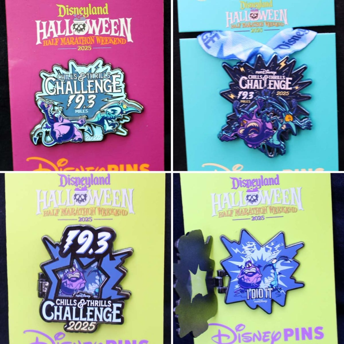 Disneyland Halloween Challenge 2025 Pins