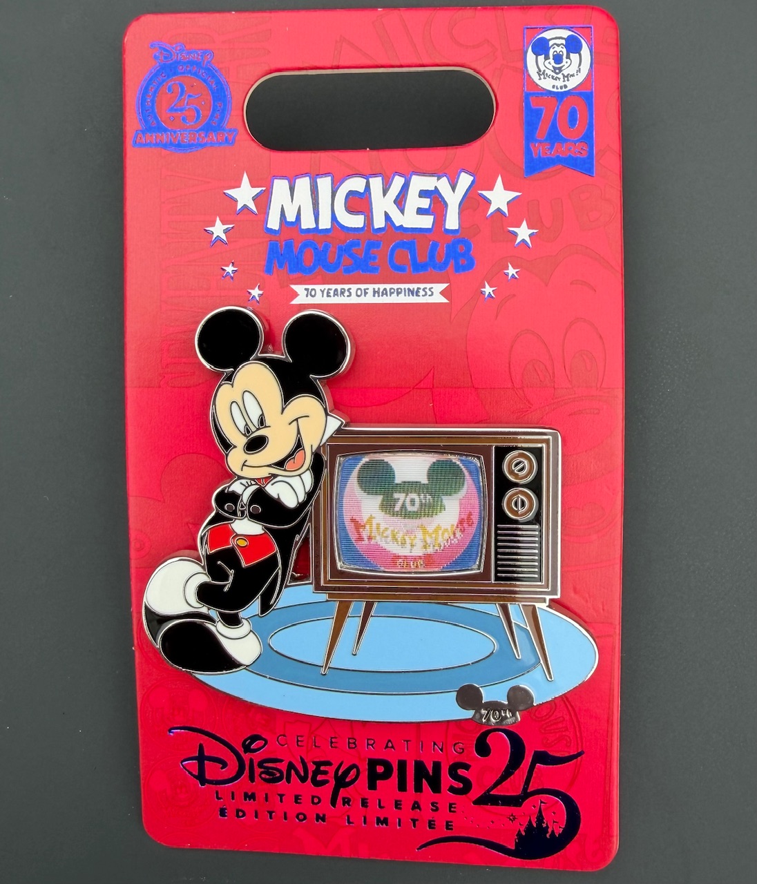 Mickey Mouse TV – Mickey Mouse Club 70th Anniversary Pin