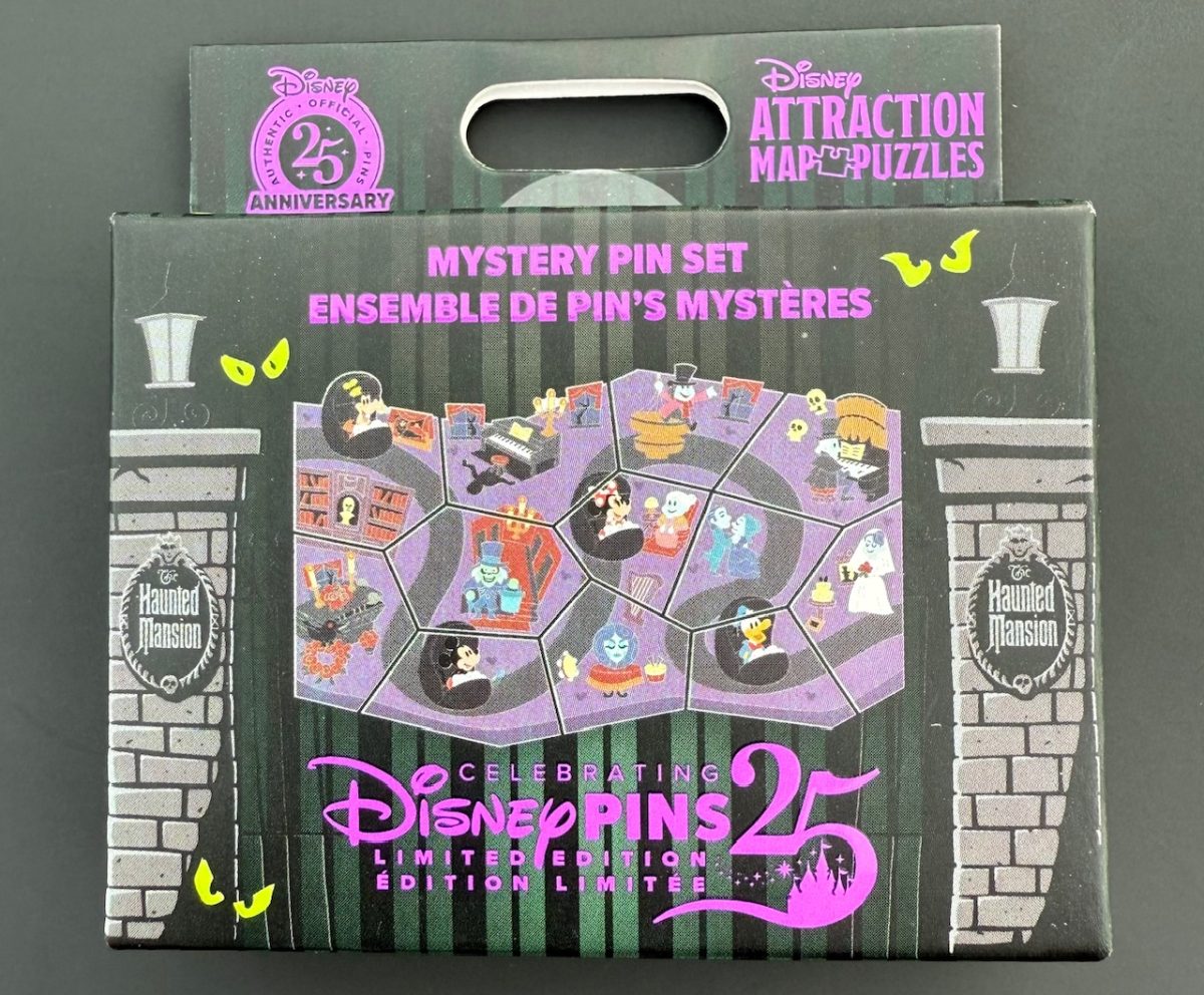The Haunted Mansion WDW Attraction Puzzle Mystery Pin Set